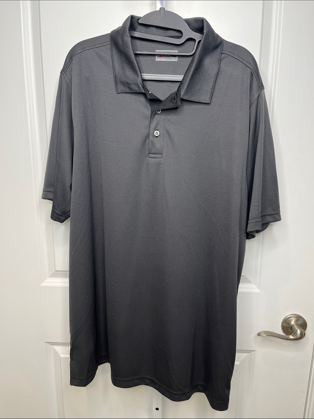 bolle Men's Charcoal Performance Polo XL